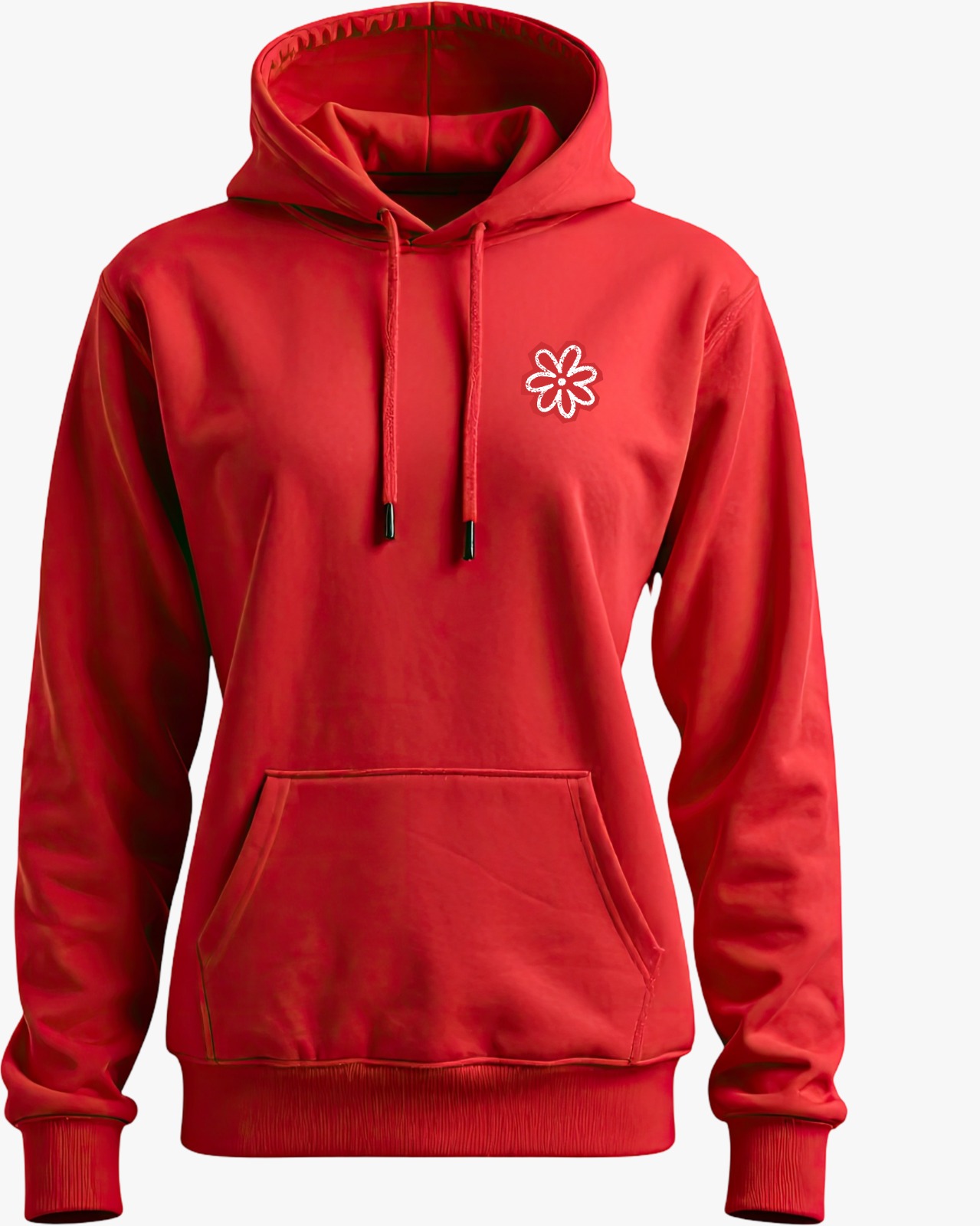 Dark Red Hoodie for Women